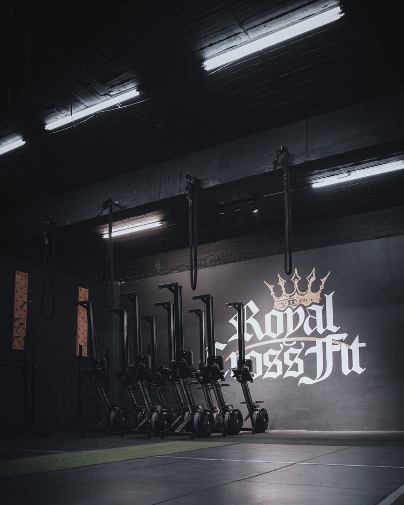 Ο εσωτερικός χώρος του Royal CrossFit