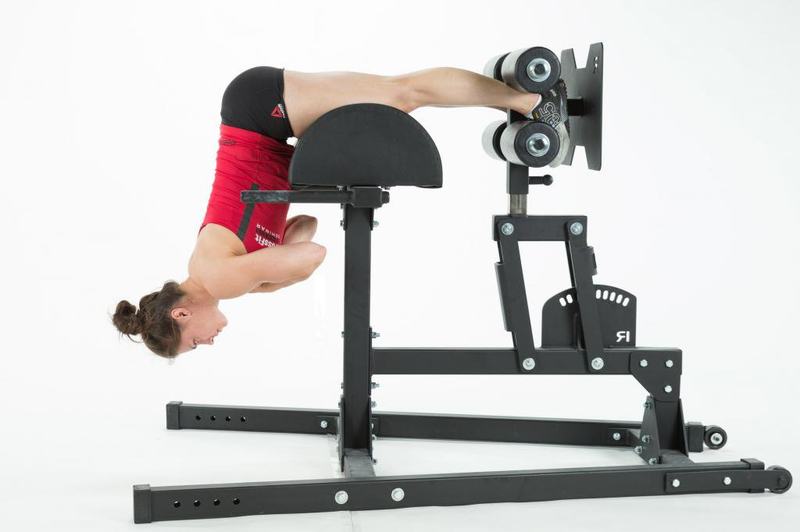The bottom position of the hip extension and hip-and-back extension.