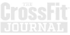 Λευκό λογότυπο του CrossFit Journal, για σκούρα φόντο