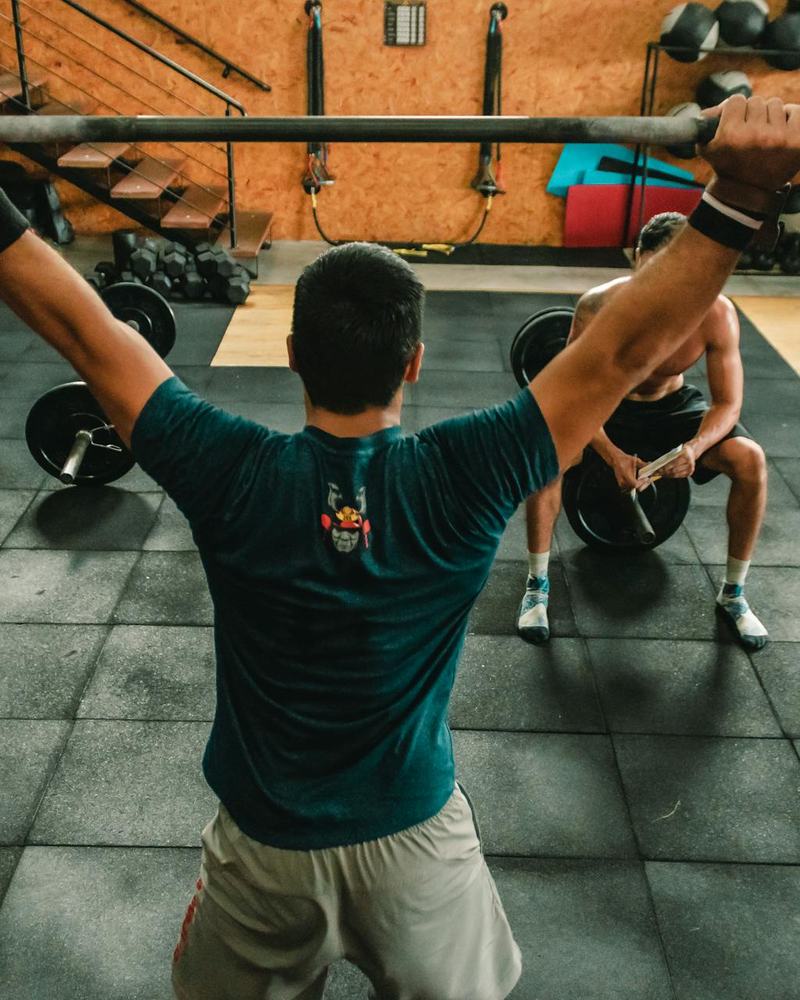 Athlete training with a personal coach at Royal CrossFit